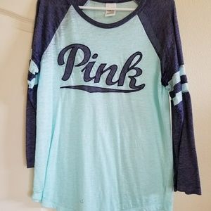 3/4 lite burn out shirt